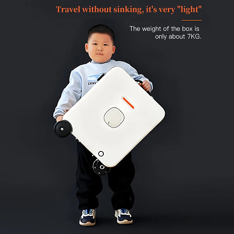 checked baggage allowed carry-on luggage lightweight remote-controlled rideable electric suitcase